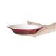 Vogue Red Oval Cast Iron Gratin Dish 650ml