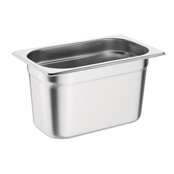 Vogue Stainless Steel 1/4 Gastronorm Tray 150mm
