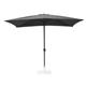 Bolero Seville Square Parasol 2x3m Black