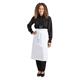 Whites Bistro Apron Polycotton White 900x800mm