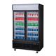 Polar G-Series Upright Hinged Door Display Cooler with Light Box 950Ltr Black