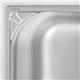 Vogue Heavy Duty Stainless Steel 1/2 Gastronorm Tray 200mm