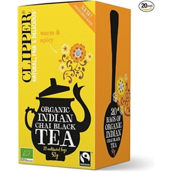 Clipper Organic Fairtrade Tea Indian Chai Envelopes 20's