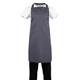 Whites Polycotton Bib Apron Charcoal