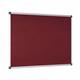 Bi-Office Maya Felt Notice Board; Burgundy Felt Surface; Aluminium Frame; 1200x1200mm