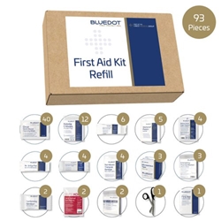 Blue Dot LARGE BS 8599-1 (2019) First-Aid Kit Refill - L10