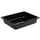 Vogue Polycarbonate 1/2 Gastronorm Container 65mm Black