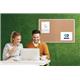 Bi-Office Earth Maya Cork Notice Board; Aluminium Frame; 1800x1200mm