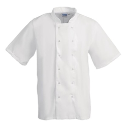 Whites Boston Unisex Short Sleeve Chefs Jacket White S