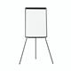 Bi-Office Economic Tripod Magnetic Flipchart Easel; Dry-Wipe Surface; Black Frame; 600x850mm (A1)