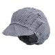 Whites Peaked Unisex Hat Blue & White Check