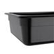 Vogue Polycarbonate 1/2 Gastronorm Container 100mm Black
