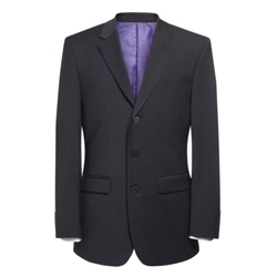 Brook Taverner Sophisticated Imola Classic Fit Single Breasted Jacket Charcoal 44 Long 5646C