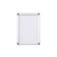 Bi-Office Wall Mounted Curled Snap Display; Aluminium Frame With Plastic Corners; A4