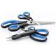 Judge JZ445 Set of 4 Scissors, Right Handed Scissors with Soft Grip Handles