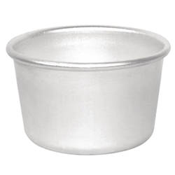 Vogue Aluminium Mini Dariole Mould 100ml (6 pack)