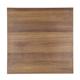 Bolero Pre-drilled Square Tabletop Rustic Oak 700mm