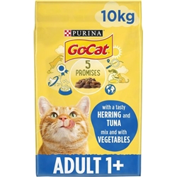 Go-Cat Tuna Herring & Veg Dry Cat Food 10kg