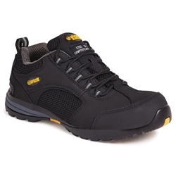 Apache S1P SRA Leather/Mesh Safety Trainer Black [Size UK 12/ EU 47]