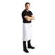 Whites Bistro Apron Polycotton White with Pocket 1000x700mm