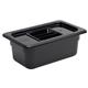 Vogue Polycarbonate 1/4 Gastronorm Container 100mm Black