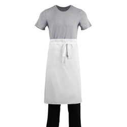 Whites Bistro Apron Polycotton White 900x800mm