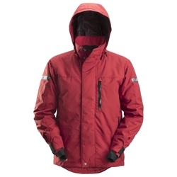 Snickers 1102 Allroundwork Waterproof 37.5 Insulated Jacket Chili Red/Black Small
