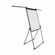 Bi-Office Premiere Freestanding Magnetic Flipchart Easel; Dry-Wipe Lacquered Steel Surface; Black Aluminium Frame; 700x1000mm
