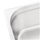 Vogue Stainless Steel 2/1 Gastronorm Tray 200mm