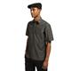 Chef Works Unisex Detroit Denim Short Sleeve Shirt Black M