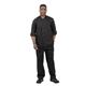 Whites Unisex Atlanta Chef Jacket Black Teflon M