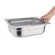 Vogue Stainless Steel 1/2 Gastronorm Tray 100mm