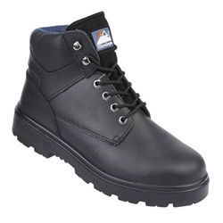Himalayan 1200 Black Leather Safety Boots [Size UK 10/ EU 45]