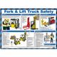 Fork & Lift Truck Safety Laminated Guidance Poster A2 - A620