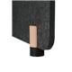 Archyi Sculpo Small Supporting Base; Natural Beech Solid Wood And Black Powder Coated Steel; 5x10x5cm