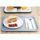 Olympia Kristallon Polypropylene Fast Food Tray Grey Medium 415mm