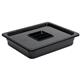 Vogue Polycarbonate 1/2 Gastronorm Container 65mm Black