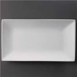 Olympia Whiteware Serving Rectangular Platters 310mm (2 pack)