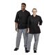 Whites Unisex Atlanta Chef Jacket Black Teflon M