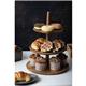 Olympia Acacia 3-Tier Stand 305(Ø) x 395(H)mm
