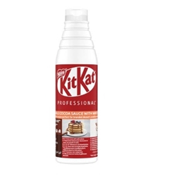 KitKat Squeezable Cocoa Sauce With Wafer Pieces 1kg - PACK (6)