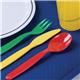 Olympia Kristallon Polypropylene Forks Green (12 pack)
