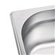 Vogue Stainless Steel 1/6 Gastronorm Tray 100mm