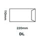 Purely Everyday DL Manilla Gummed Envelopes 500's