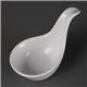Olympia Whiteware Miniature Spoon Shape Dipping Bowls 57x 57mm (12 Pack)