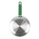 Hygiplas Aluminium Non-stick Teflon Platinum Plus Frying Pan Green Handle 20cm