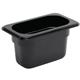 Vogue Polycarbonate 1/9 Gastronorm Container 100mm Black