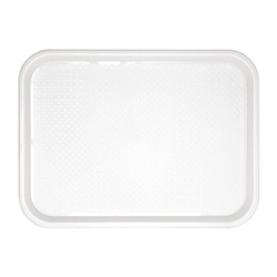 Olympia Kristallon Polypropylene Fast Food Tray White Small 345mm