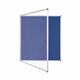 Bi-Office Enclore Display Case; Blue Felt Surface; Lockable Acrylic Door; Aluminium Frame; 1160x1288mm - 20x A4