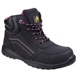 Amblers Safety AS601 Lydia S1P SRC Ladies Safety Boot Black [Size UK 8/ EU 42]